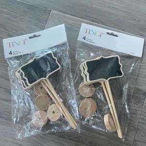 (SOLD) Tabletop blackboard Flags